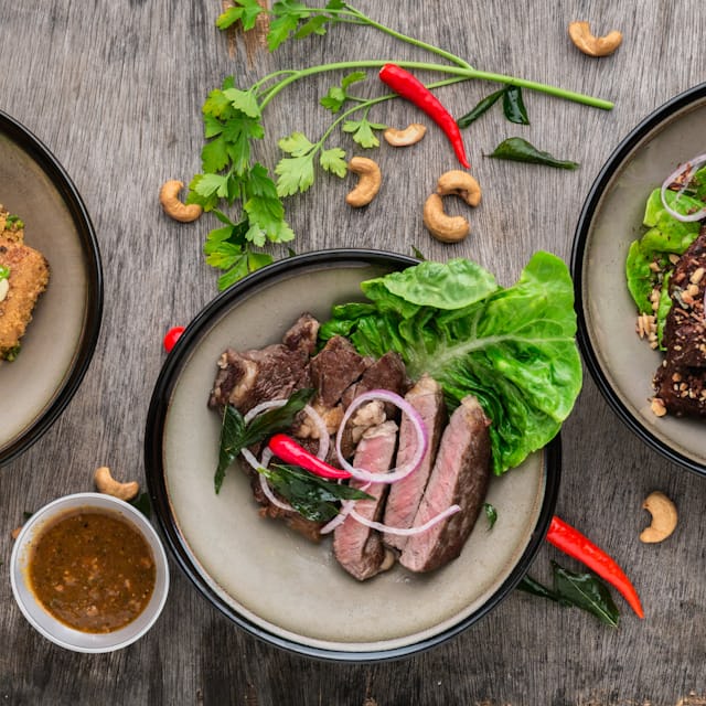 Balanced nourishing dish symbolizing sustainable self-care habits