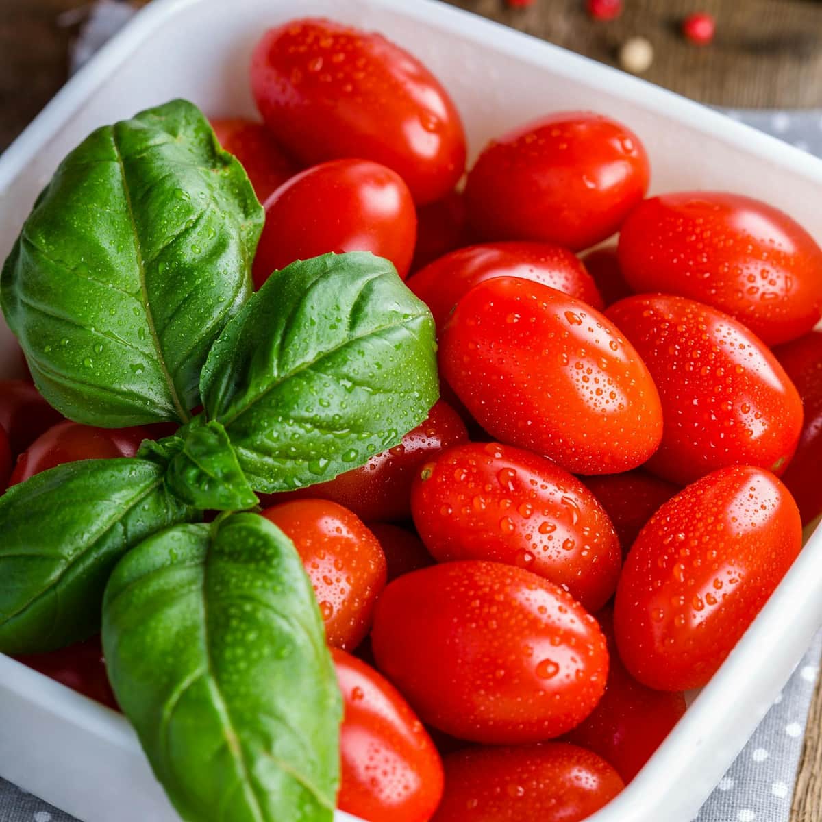 Close-up strawberries in a container showing antioxidant-rich fruit for skin health