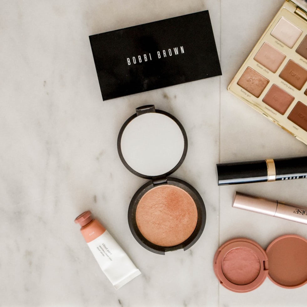 Beauty-focused close-up of skincare setup and nourishing products used before sleep