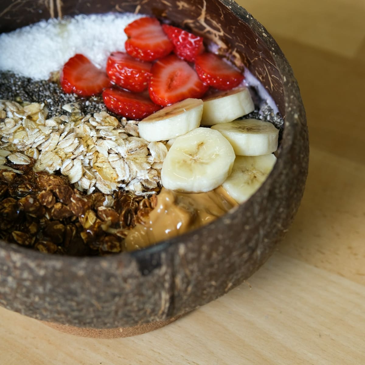Healthy granola bowl with fruit symbolizing restorative routines that support calm focus